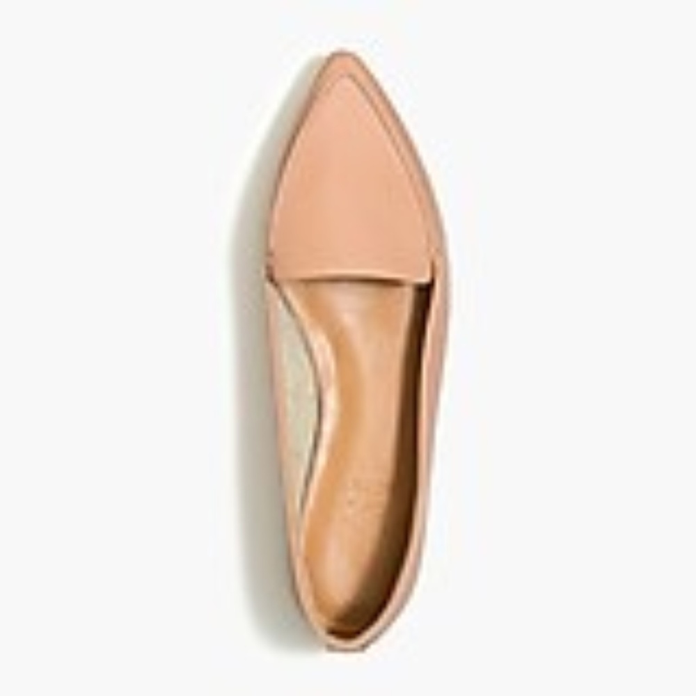 J. Crew Factory Edie Leather Loafers, Size 8